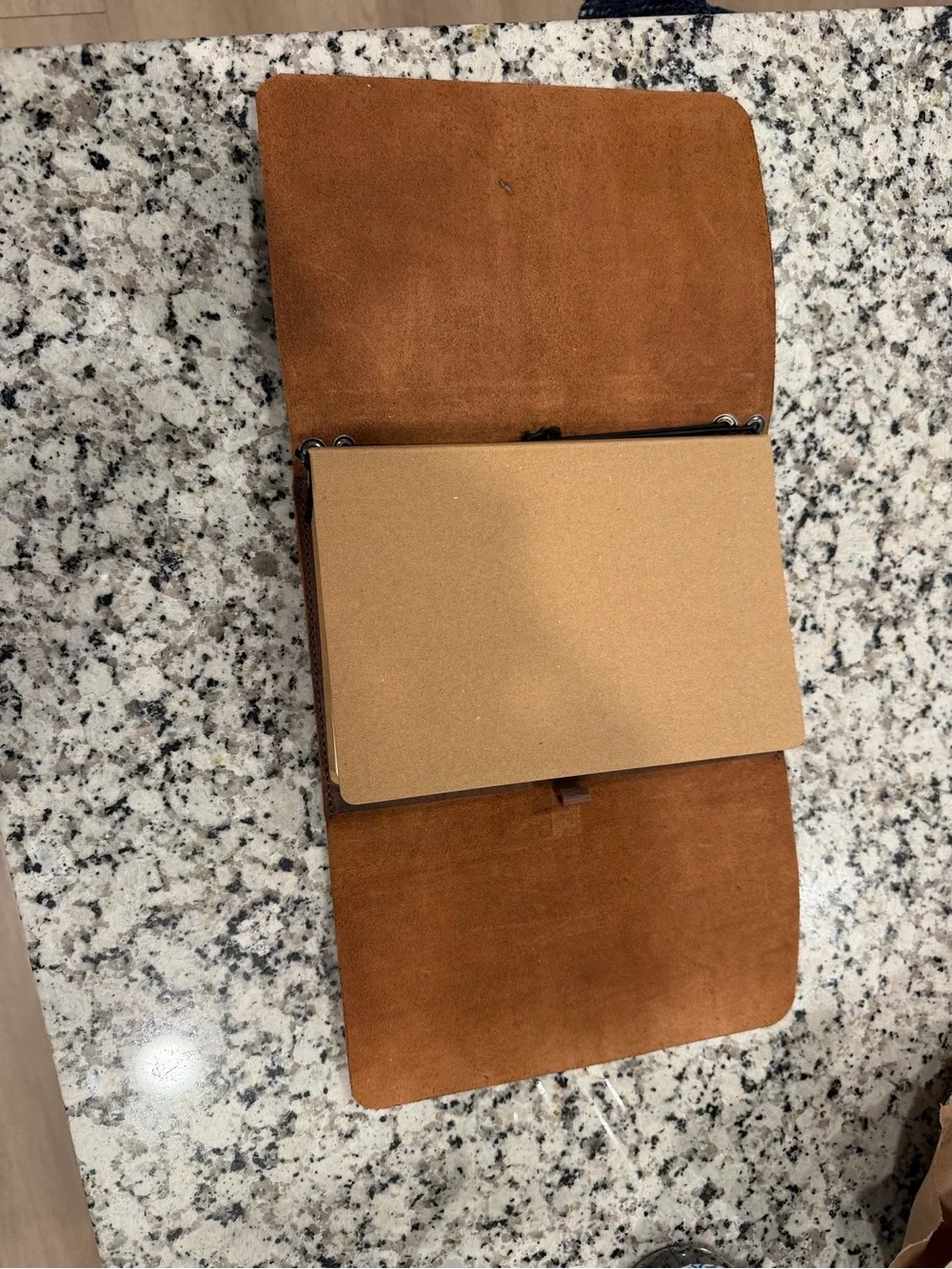 Handmade Brown Genuine Leather Traveler’s Journal Refillable Cover